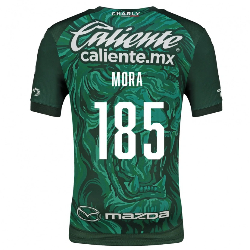 Danxen Mænd Christopher Mora #185 Grøn Sort Hjemmebane Spillertrøjer 2026/27 Trøje T-Shirt
