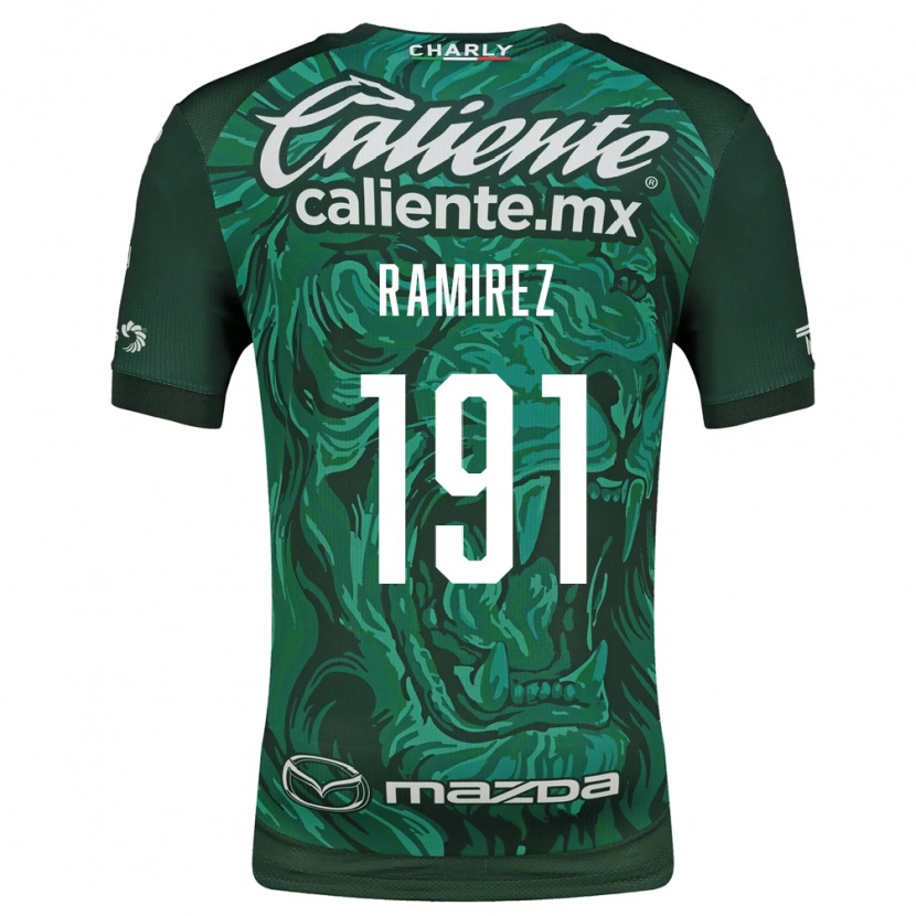 Danxen Mænd Ian Ramírez #191 Grøn Sort Hjemmebane Spillertrøjer 2026/27 Trøje T-Shirt
