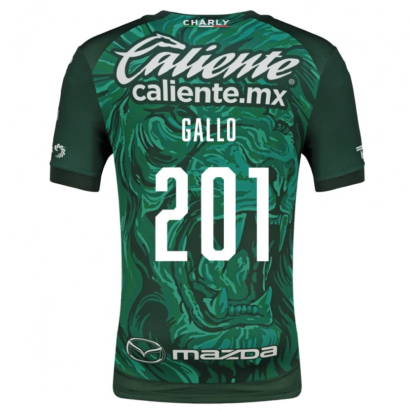 Danxen Mænd Andrés Gallo #201 Grøn Sort Hjemmebane Spillertrøjer 2026/27 Trøje T-Shirt