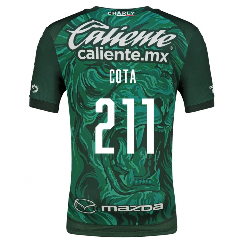 Danxen Mænd Luis Cota #211 Grøn Sort Hjemmebane Spillertrøjer 2026/27 Trøje T-Shirt