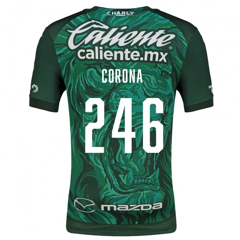 Danxen Mænd Michael Corona #246 Grøn Sort Hjemmebane Spillertrøjer 2026/27 Trøje T-Shirt