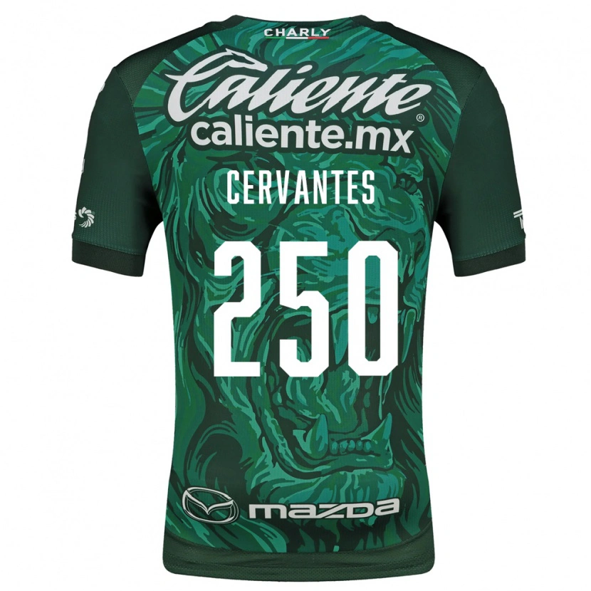 Danxen Mænd Christian Cervantes #250 Grøn Sort Hjemmebane Spillertrøjer 2026/27 Trøje T-Shirt