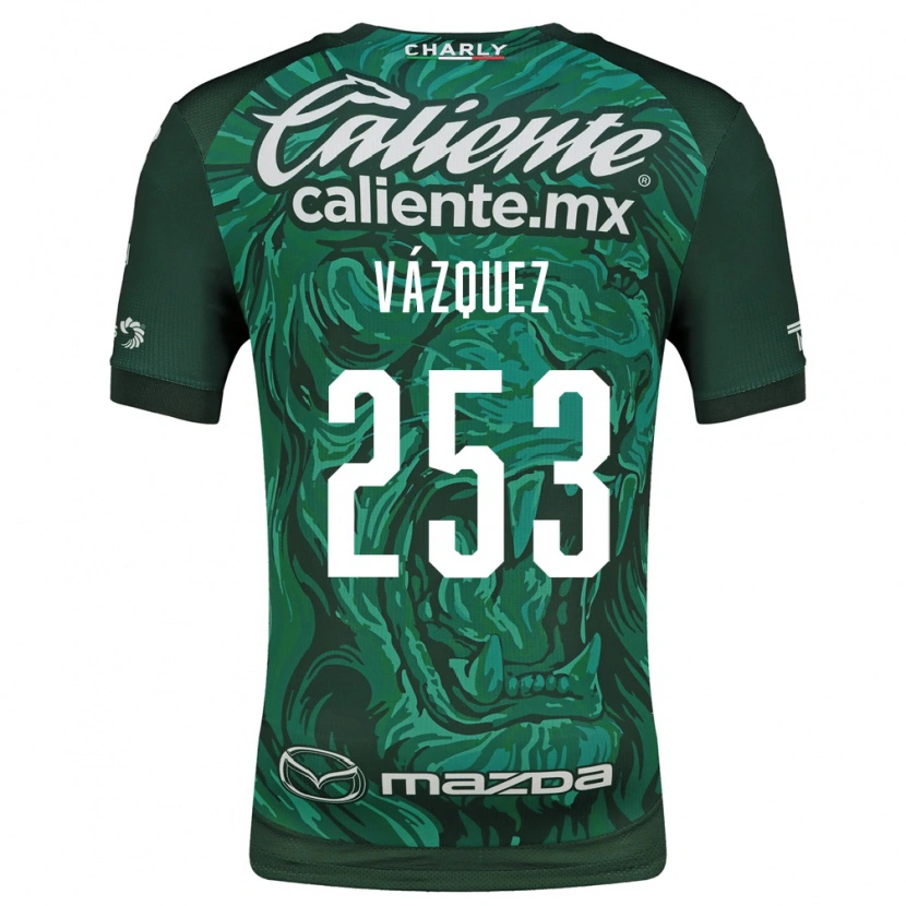 Danxen Mænd Héctor Vázquez #253 Grøn Sort Hjemmebane Spillertrøjer 2026/27 Trøje T-Shirt