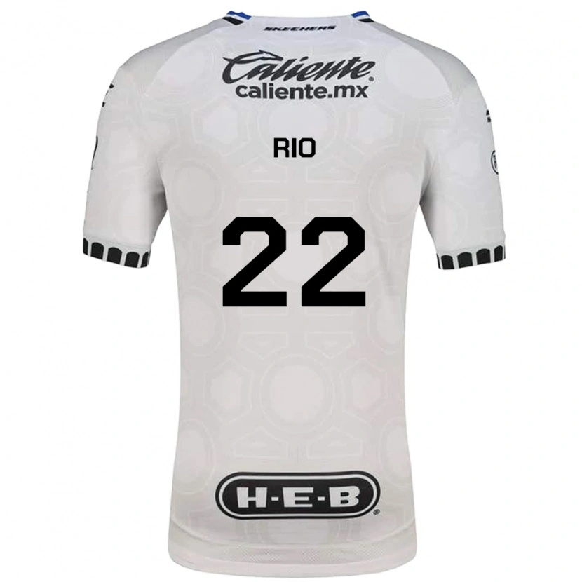 Danxen Mænd Martín Rio #22 Hvid Sort Blå Hjemmebane Spillertrøjer 2026/27 Trøje T-Shirt