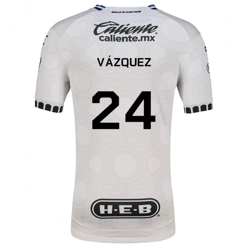Danxen Mænd Brayton Vázquez #24 Hvid Sort Blå Hjemmebane Spillertrøjer 2026/27 Trøje T-Shirt