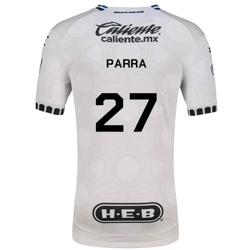 Danxen Mænd Daniel Parra #27 Hvid Sort Blå Hjemmebane Spillertrøjer 2026/27 Trøje T-Shirt
