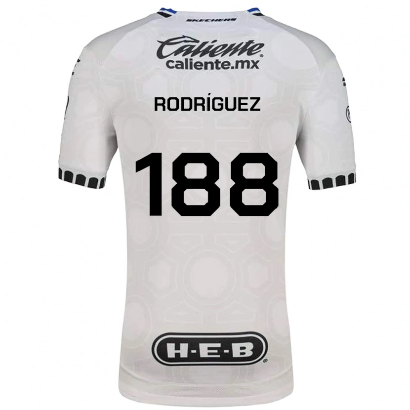 Danxen Mænd Darío Rodríguez #188 Hvid Sort Blå Hjemmebane Spillertrøjer 2026/27 Trøje T-Shirt