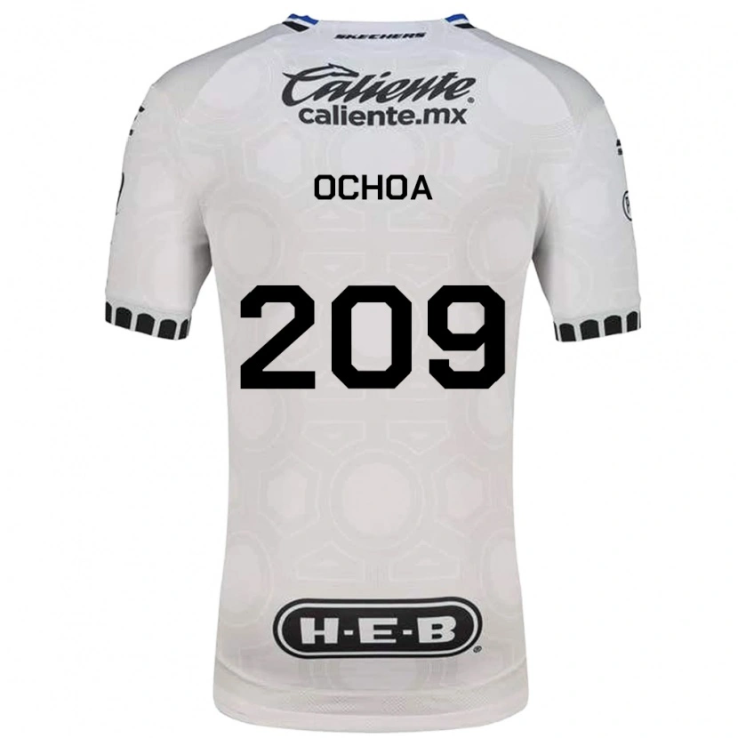 Danxen Mænd José Ochoa #209 Hvid Sort Blå Hjemmebane Spillertrøjer 2026/27 Trøje T-Shirt