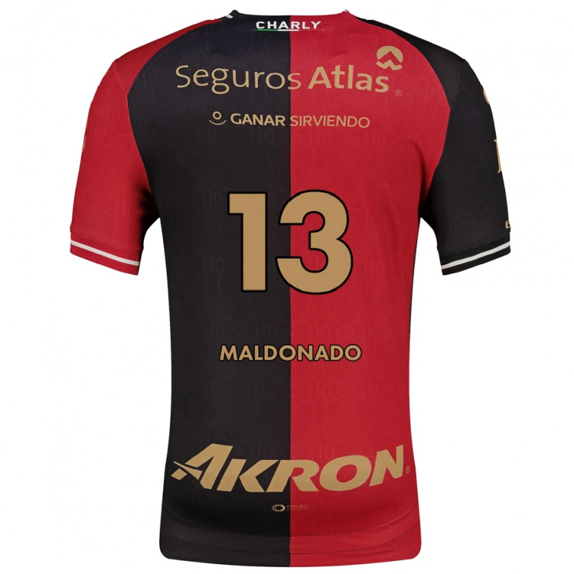 Danxen Mænd Maritza Maldonado #13 Rød Sort Brun Hjemmebane Spillertrøjer 2026/27 Trøje T-Shirt