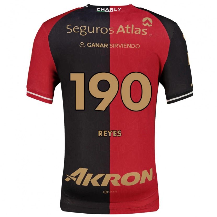 Danxen Mænd Óscar Reyes #190 Rød Sort Brun Hjemmebane Spillertrøjer 2026/27 Trøje T-Shirt