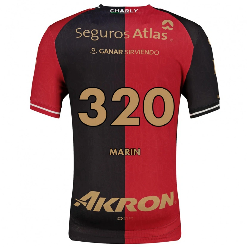 Danxen Mænd Donato Marín #320 Rød Sort Brun Hjemmebane Spillertrøjer 2026/27 Trøje T-Shirt
