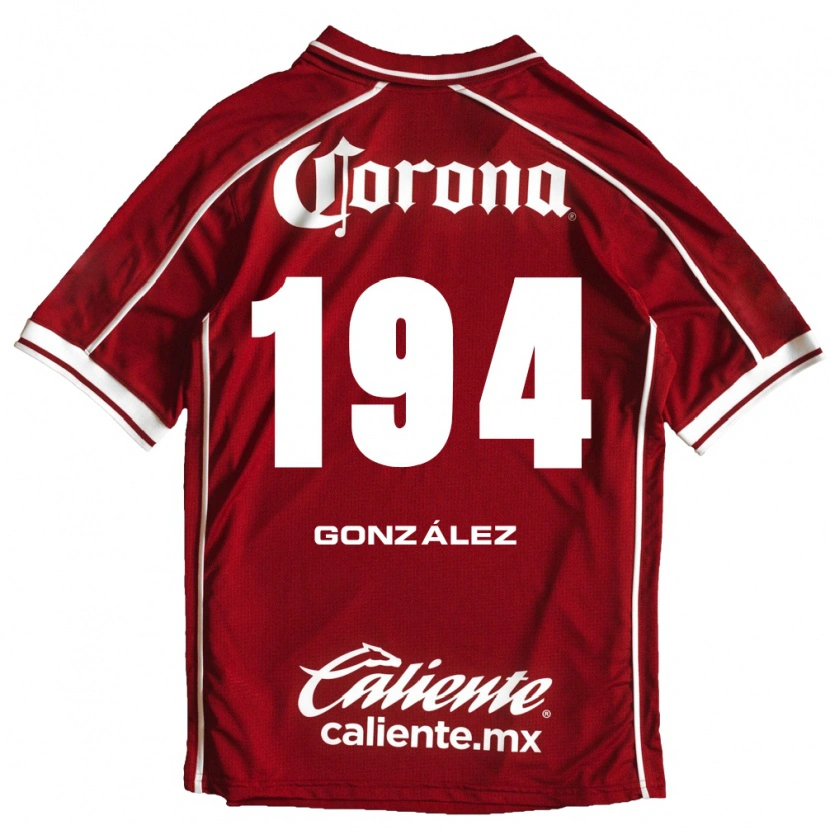 Danxen Mænd Cristopher González #194 Hvid Rød Hjemmebane Spillertrøjer 2026/27 Trøje T-Shirt