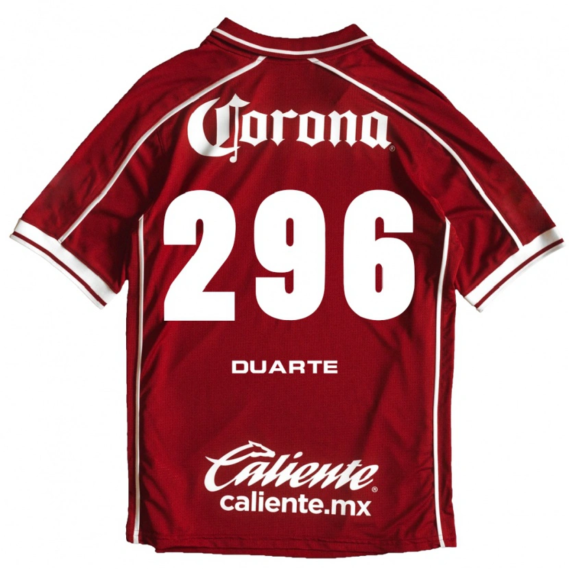 Danxen Mænd Saúl Duarte #296 Hvid Rød Hjemmebane Spillertrøjer 2026/27 Trøje T-Shirt