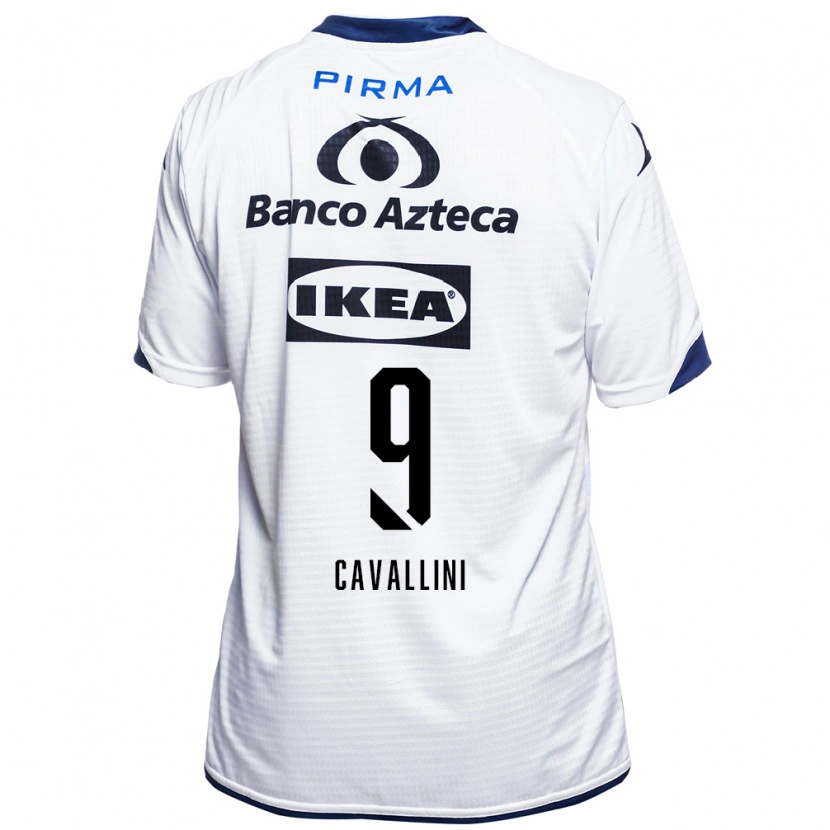 Danxen Mænd Lucas Cavallini #9 Hvid Sort Blå Hjemmebane Spillertrøjer 2026/27 Trøje T-Shirt