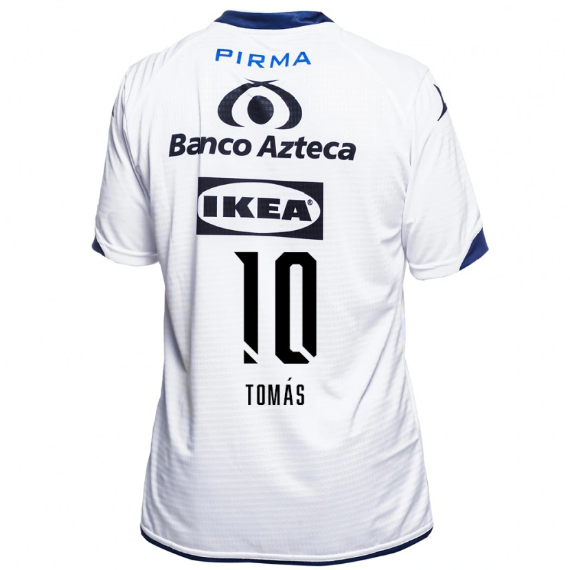 Danxen Mænd Mathías Tomás #10 Hvid Sort Blå Hjemmebane Spillertrøjer 2026/27 Trøje T-Shirt