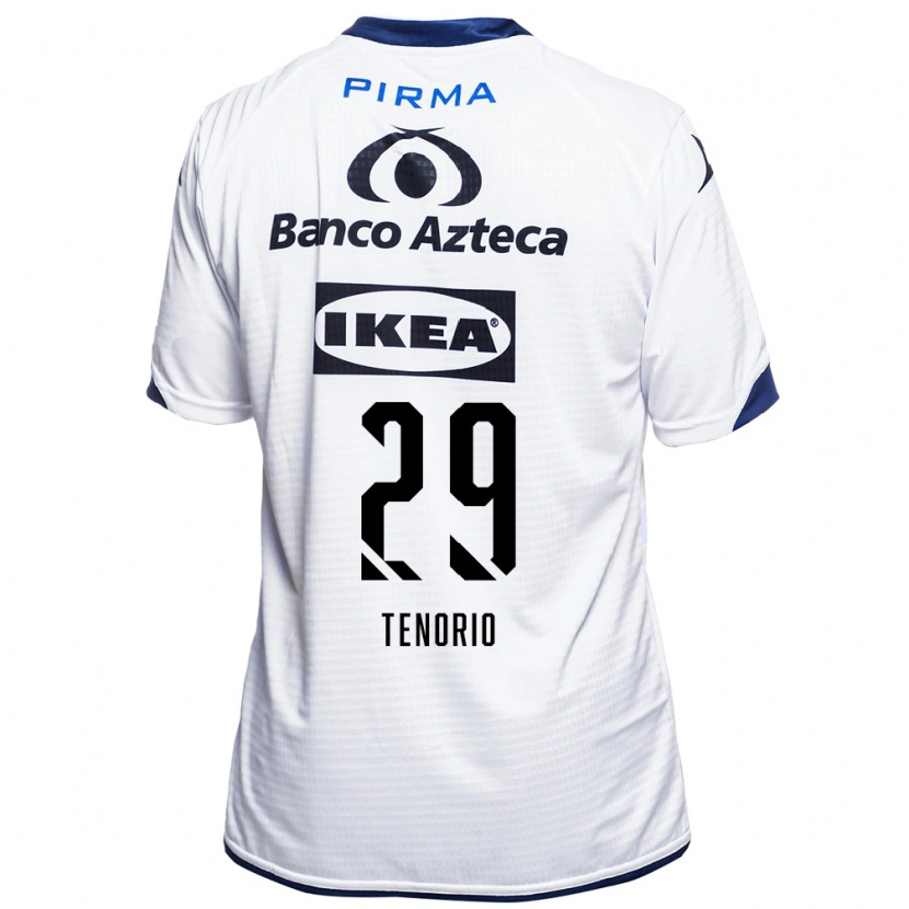 Danxen Mænd Jessica Tenorio #29 Hvid Sort Blå Hjemmebane Spillertrøjer 2026/27 Trøje T-Shirt