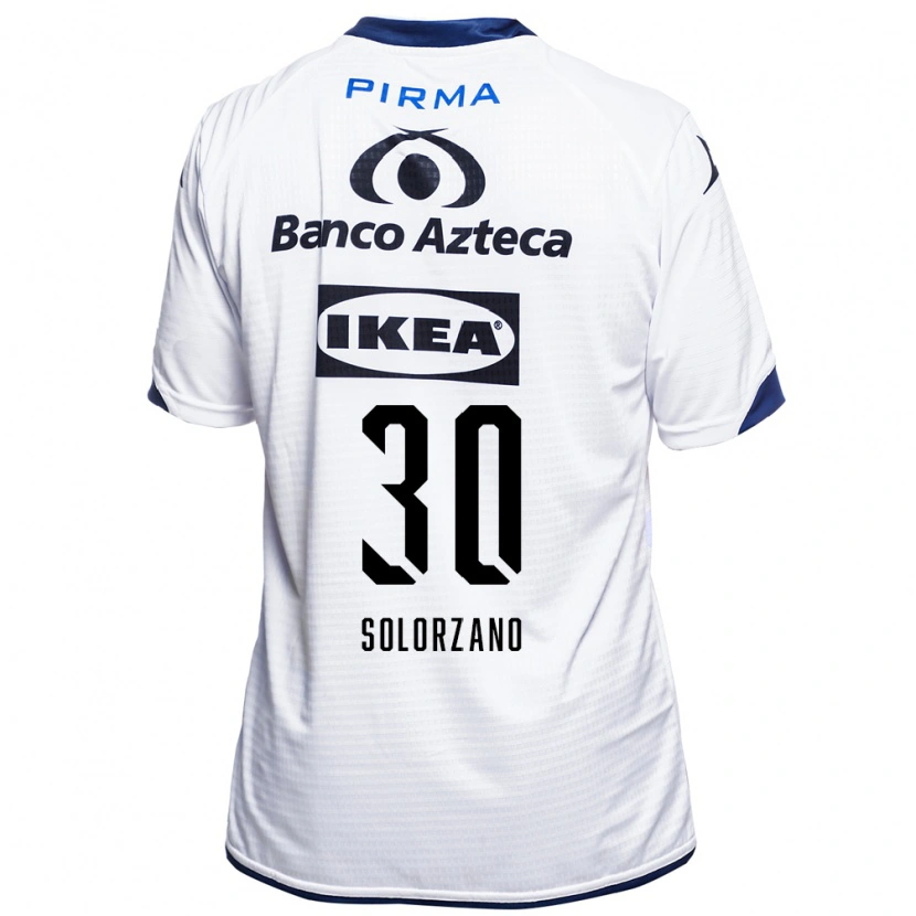 Danxen Mænd Aisha Solórzano #30 Hvid Sort Blå Hjemmebane Spillertrøjer 2026/27 Trøje T-Shirt