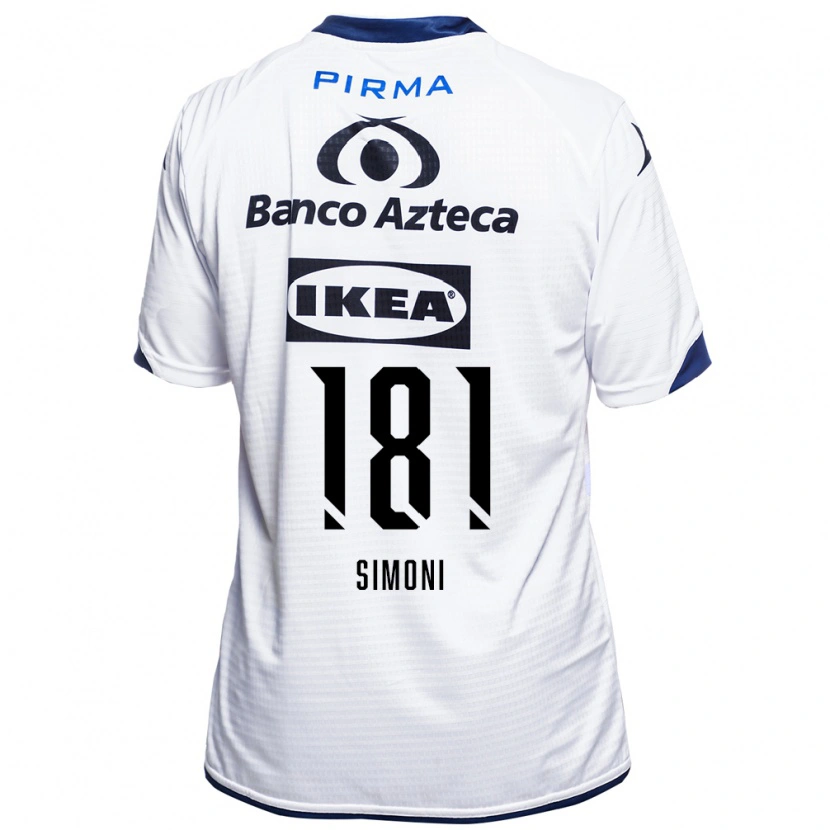 Danxen Mænd Julio Simoni #181 Hvid Sort Blå Hjemmebane Spillertrøjer 2026/27 Trøje T-Shirt