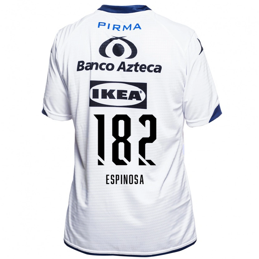 Danxen Mænd Daniel Espinosa #182 Hvid Sort Blå Hjemmebane Spillertrøjer 2026/27 Trøje T-Shirt