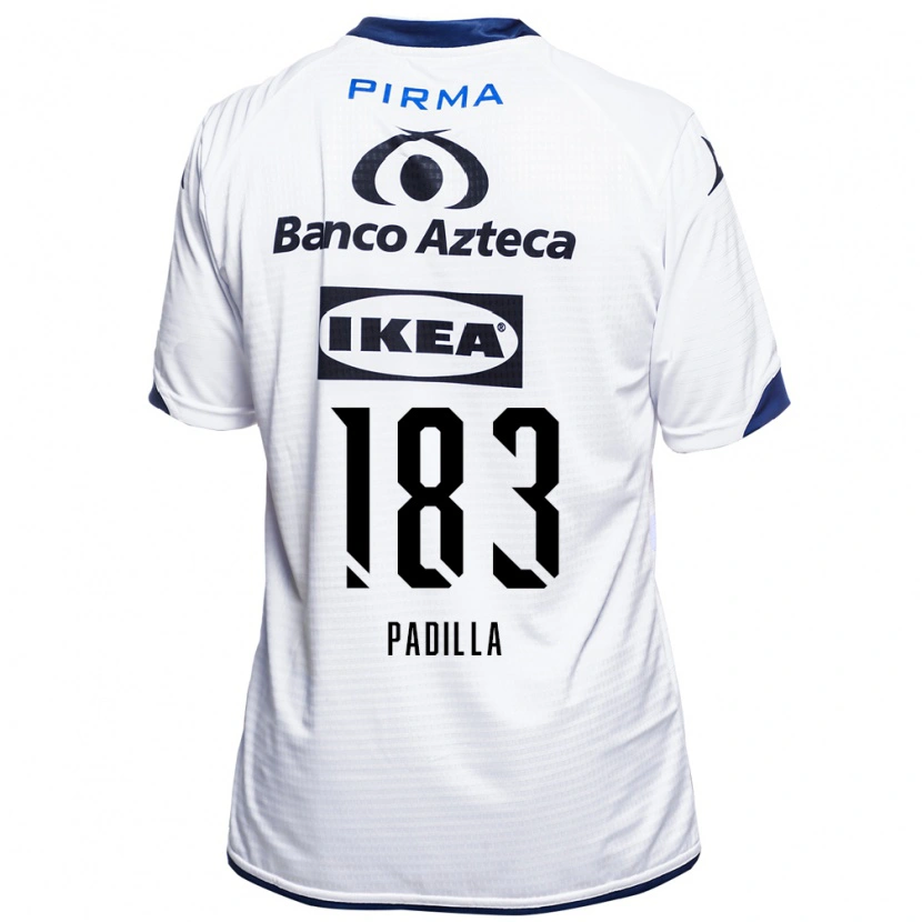 Danxen Mænd Donovan Padilla #183 Hvid Sort Blå Hjemmebane Spillertrøjer 2026/27 Trøje T-Shirt