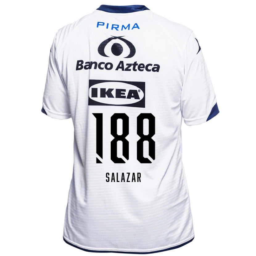 Danxen Mænd Ronaldo Salazar #188 Hvid Sort Blå Hjemmebane Spillertrøjer 2026/27 Trøje T-Shirt