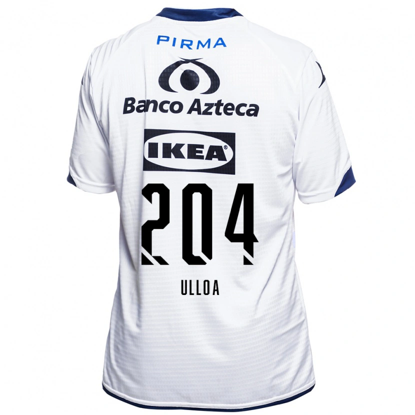 Danxen Mænd Santiago Ulloa #204 Hvid Sort Blå Hjemmebane Spillertrøjer 2026/27 Trøje T-Shirt