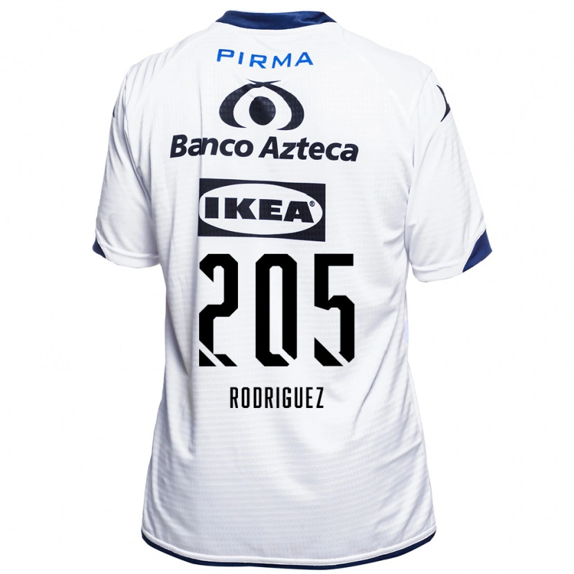 Danxen Mænd Alberto Rodríguez #205 Hvid Sort Blå Hjemmebane Spillertrøjer 2026/27 Trøje T-Shirt
