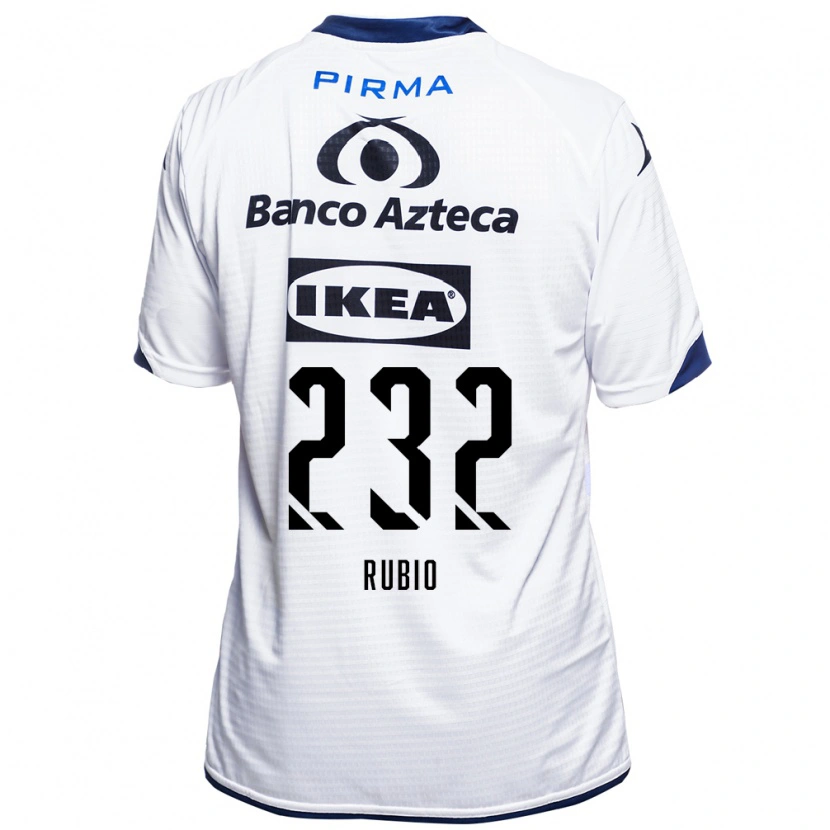Danxen Mænd Gregorio Rubio #232 Hvid Sort Blå Hjemmebane Spillertrøjer 2026/27 Trøje T-Shirt