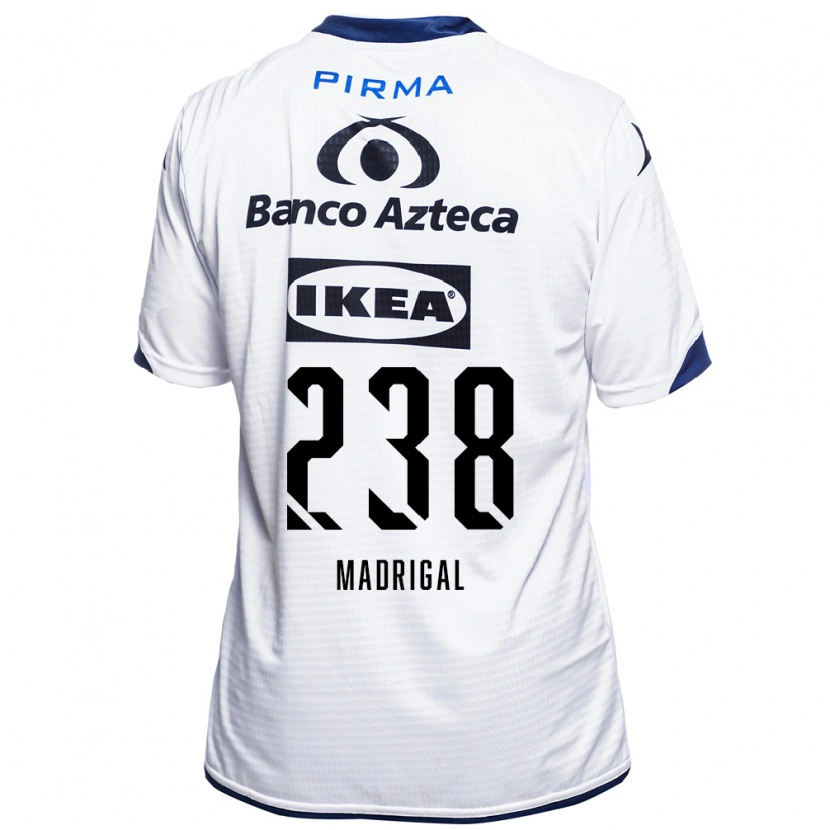 Danxen Mænd David Madrigal #238 Hvid Sort Blå Hjemmebane Spillertrøjer 2026/27 Trøje T-Shirt
