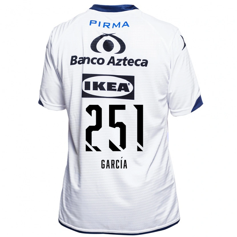 Danxen Mænd John García #251 Hvid Sort Blå Hjemmebane Spillertrøjer 2026/27 Trøje T-Shirt