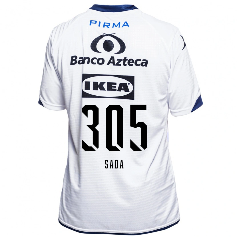 Danxen Mænd Jorge Sada #305 Hvid Sort Blå Hjemmebane Spillertrøjer 2026/27 Trøje T-Shirt