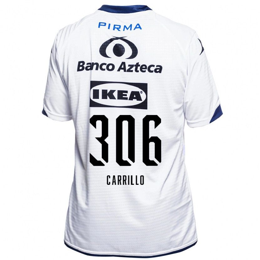 Danxen Mænd Alejandro Carrillo #306 Hvid Sort Blå Hjemmebane Spillertrøjer 2026/27 Trøje T-Shirt