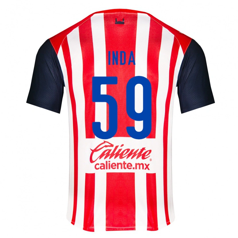 Danxen Mænd Samir Inda #59 Rød Sort Hvid Hjemmebane Spillertrøjer 2026/27 Trøje T-Shirt