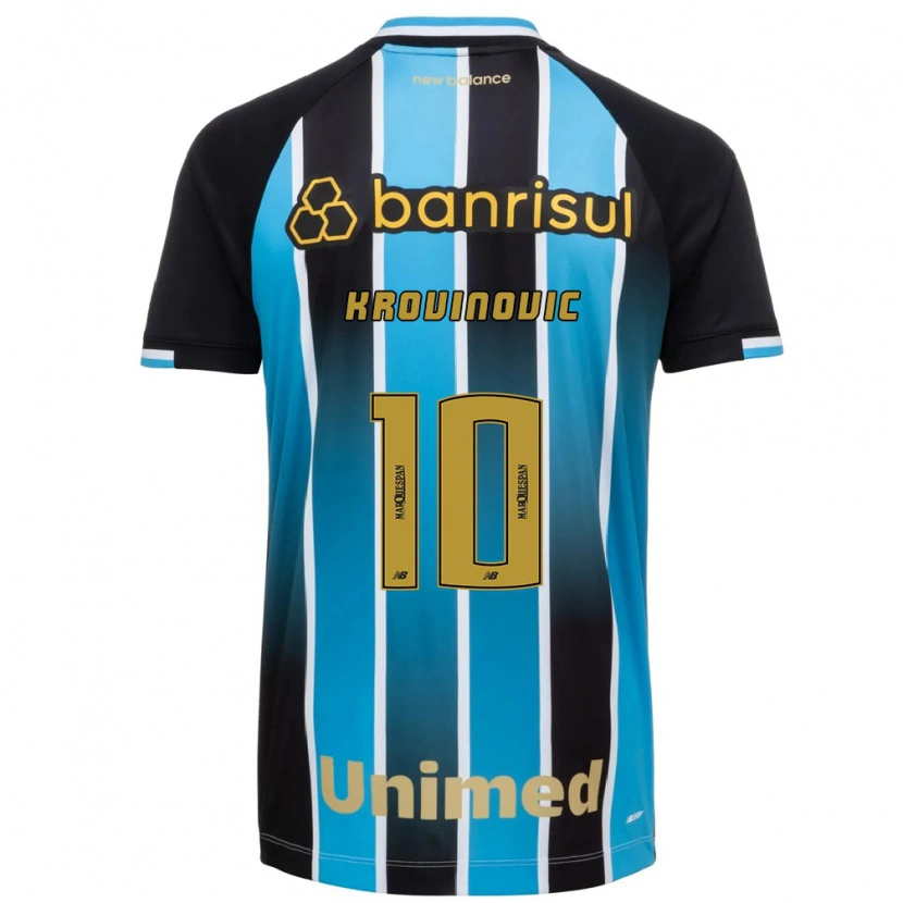 Danxen Mænd Filip Krovinovic #10 Blå Brun Sort Hjemmebane Spillertrøjer 2026/27 Trøje T-Shirt