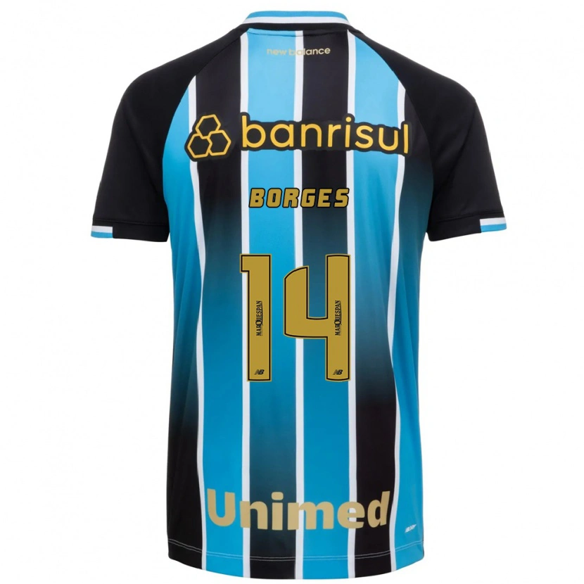 Danxen Mænd Nathan Borges #14 Blå Brun Sort Hjemmebane Spillertrøjer 2026/27 Trøje T-Shirt