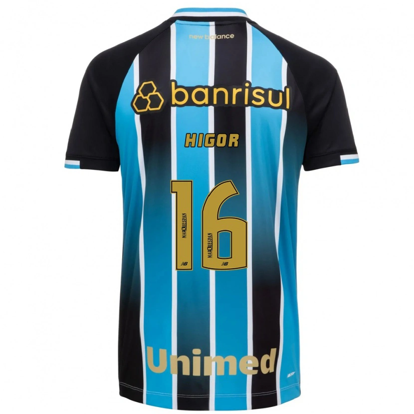 Danxen Mænd Higor Sousa E Silva #16 Blå Brun Sort Hjemmebane Spillertrøjer 2026/27 Trøje T-Shirt