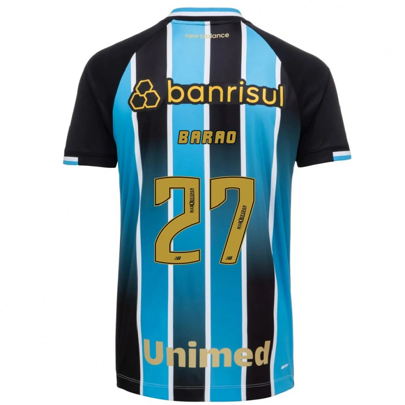 Danxen Mænd Dani Barão #27 Blå Brun Sort Hjemmebane Spillertrøjer 2026/27 Trøje T-Shirt