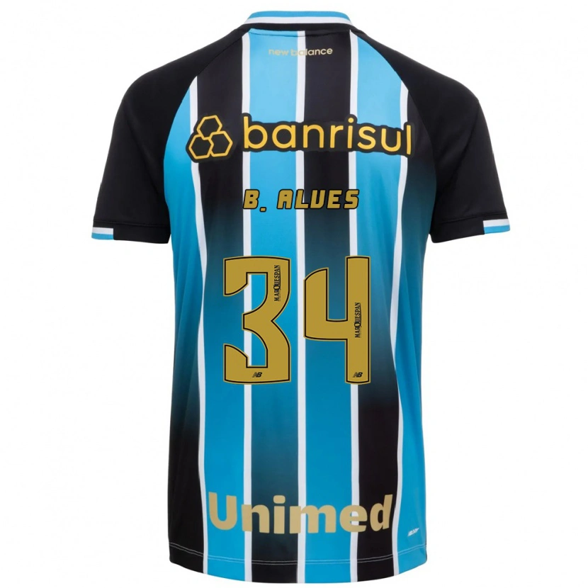 Danxen Mænd Bruno Alves #34 Blå Brun Sort Hjemmebane Spillertrøjer 2026/27 Trøje T-Shirt