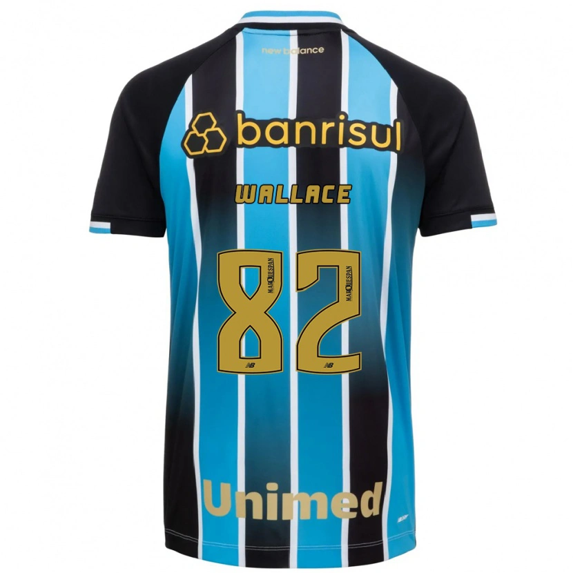 Danxen Mænd Wallace Gomes Da Silva Dos Santos #82 Blå Brun Sort Hjemmebane Spillertrøjer 2026/27 Trøje T-Shirt