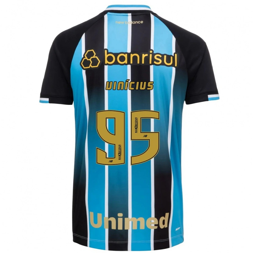 Danxen Mænd Carlos Vinícius #95 Blå Brun Sort Hjemmebane Spillertrøjer 2026/27 Trøje T-Shirt