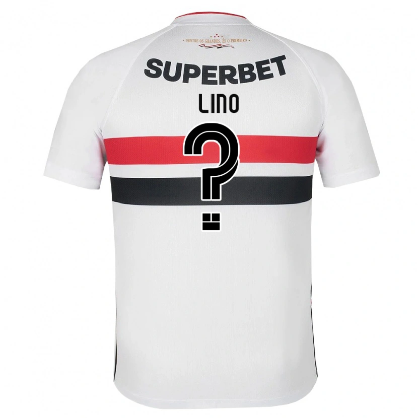 Danxen Mænd Guilherme Lino #0 Hvid Rød Sort Hjemmebane Spillertrøjer 2026/27 Trøje T-Shirt