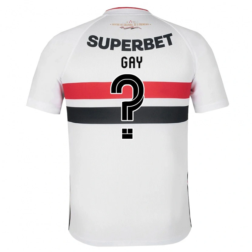 Danxen Mænd Ganael Gay #0 Hvid Rød Sort Hjemmebane Spillertrøjer 2026/27 Trøje T-Shirt