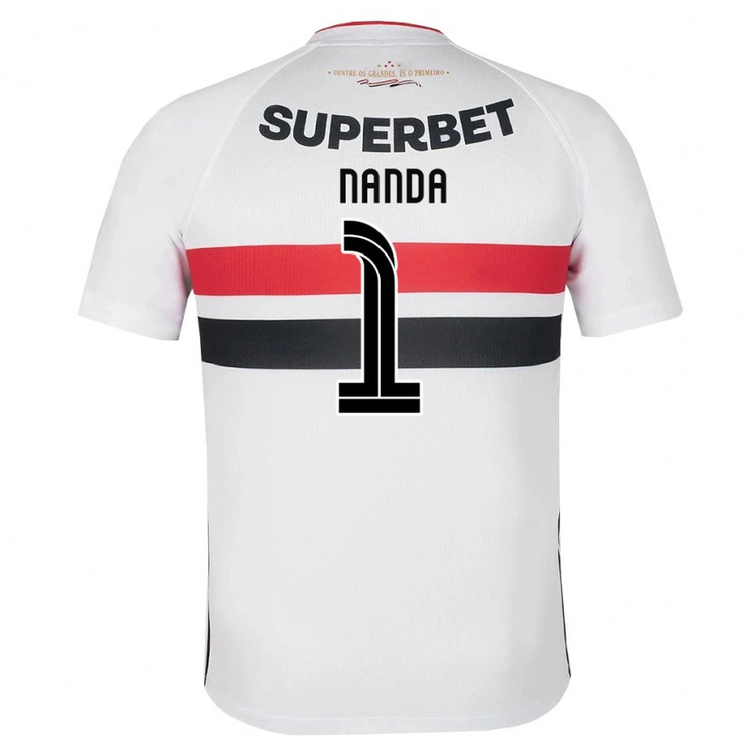 Danxen Mænd Nanda #1 Hvid Rød Sort Hjemmebane Spillertrøjer 2026/27 Trøje T-Shirt
