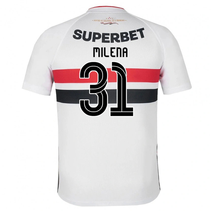 Danxen Mænd Milena #31 Hvid Rød Sort Hjemmebane Spillertrøjer 2026/27 Trøje T-Shirt