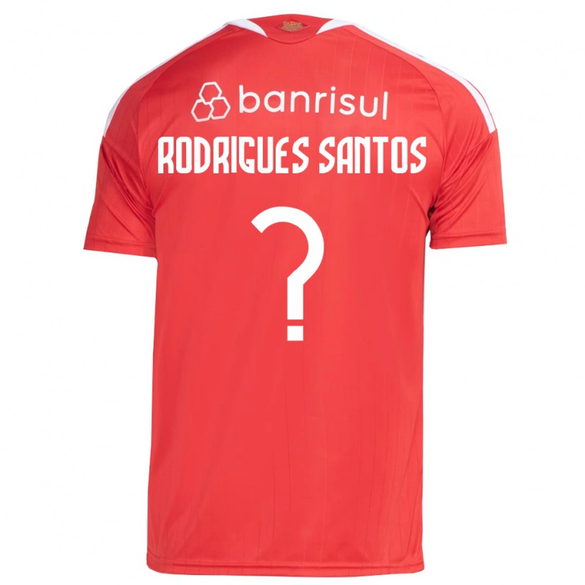 Danxen Mænd Richard Rodrigues Santos #0 Rød Hvid Hjemmebane Spillertrøjer 2026/27 Trøje T-Shirt
