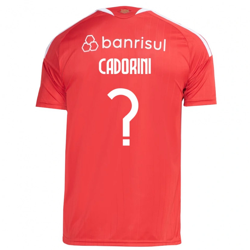 Danxen Mænd Matheus Cadorini #0 Rød Hvid Hjemmebane Spillertrøjer 2026/27 Trøje T-Shirt