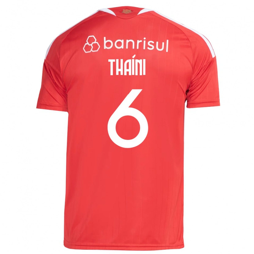Danxen Mænd Thaíni #6 Rød Hvid Hjemmebane Spillertrøjer 2026/27 Trøje T-Shirt