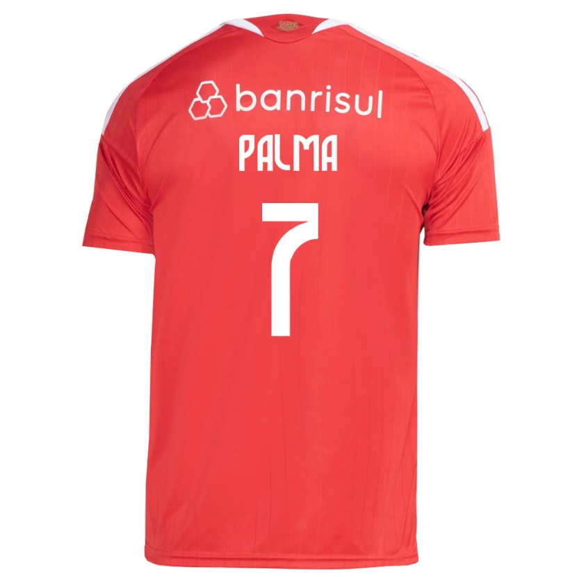 Danxen Mænd Gabriel Palma #7 Rød Hvid Hjemmebane Spillertrøjer 2026/27 Trøje T-Shirt