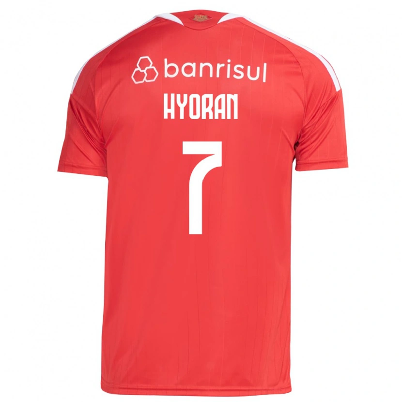 Danxen Mænd Hyoran #7 Rød Hvid Hjemmebane Spillertrøjer 2026/27 Trøje T-Shirt