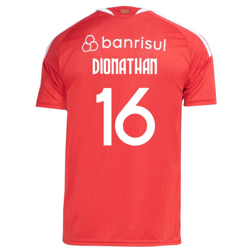 Danxen Mænd Dionathan De Lima Dos Santos #16 Rød Hvid Hjemmebane Spillertrøjer 2026/27 Trøje T-Shirt